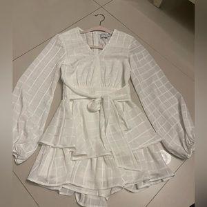 White Princess Polly Romper